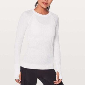 Lululemon Rest Less Pullover White 4-6